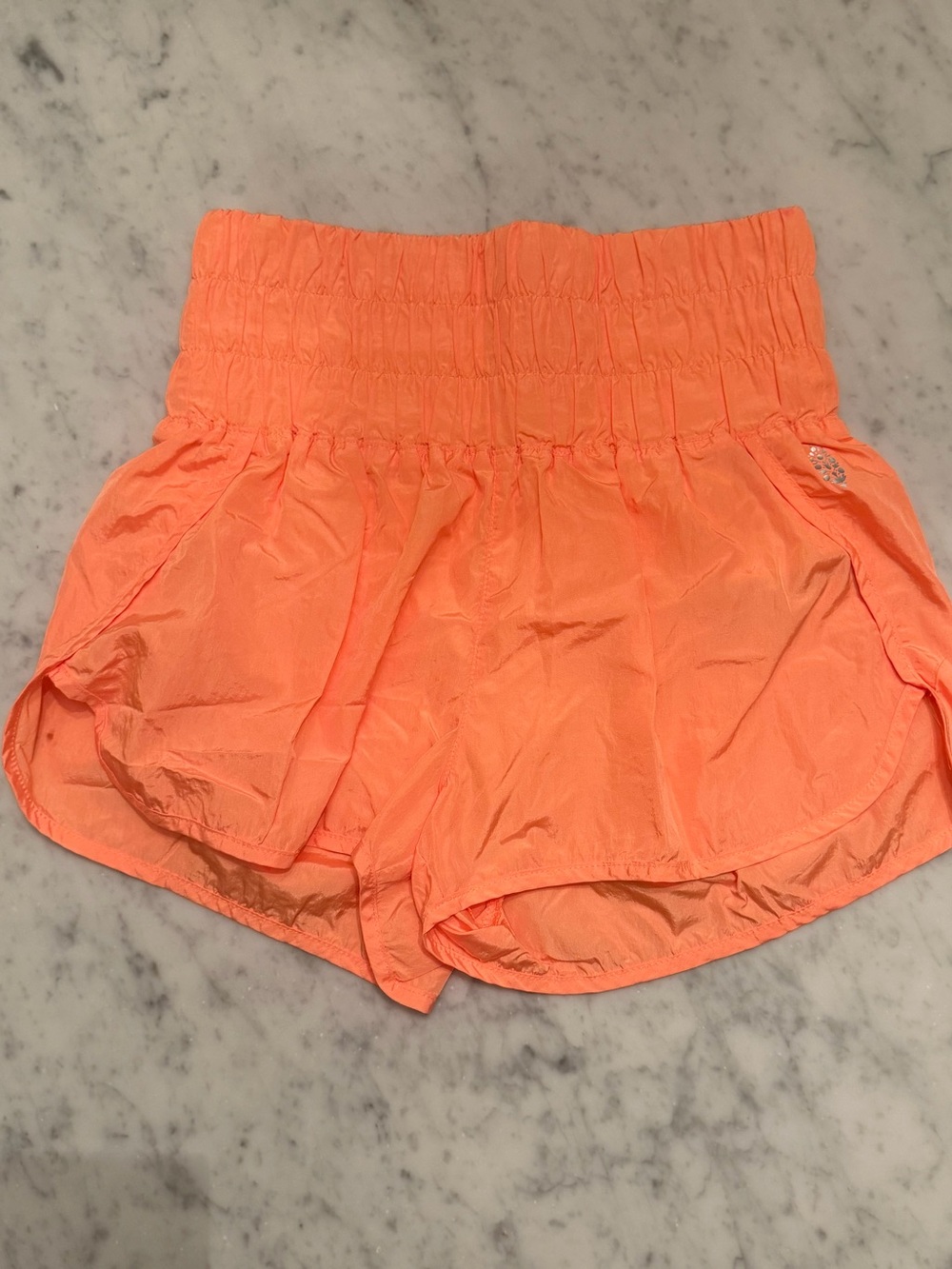Free People Movement coral shorts